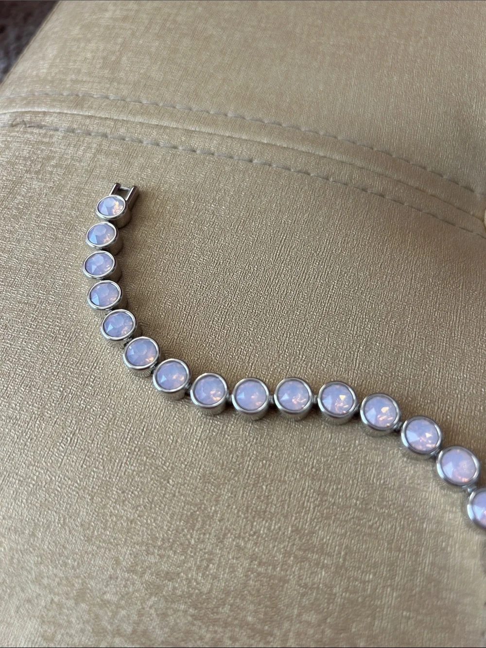 Touchstone Crystal by Swarovski ice bracelet Rose Water